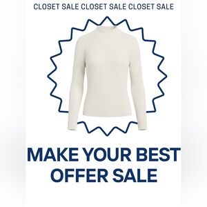 Banana Republic Knit Mock Neck Sweater size M